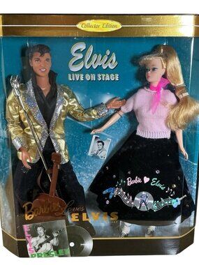 New Barbie Loves Elvis, Collector Edition. Elvis Live on Stage, 1996